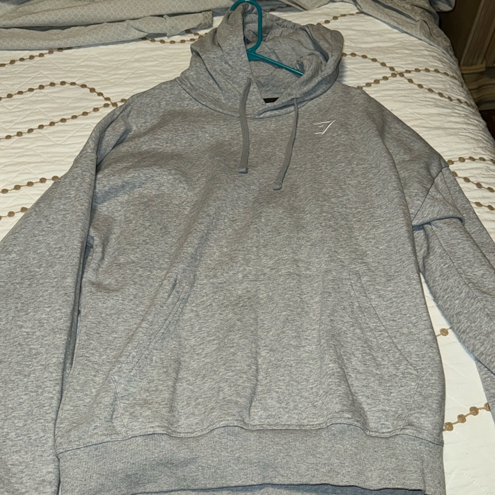 Grey Gymshark hoodie